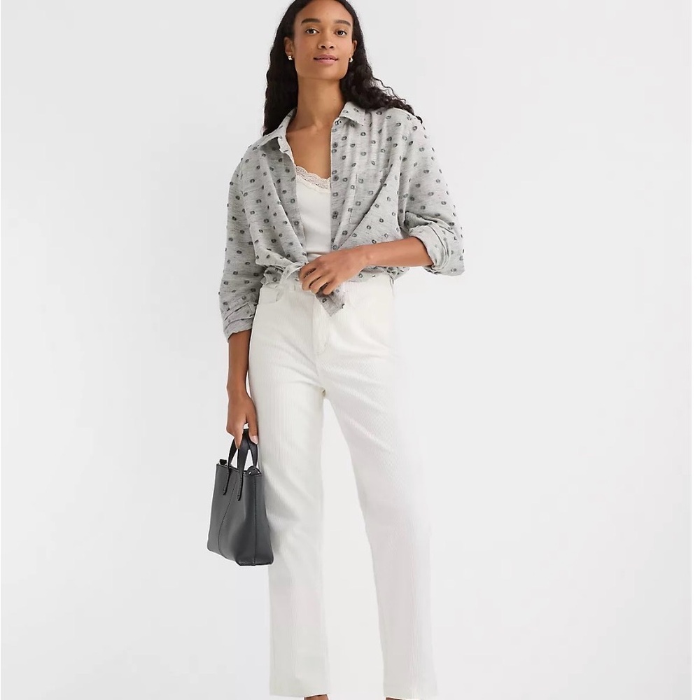 LOFT corduroy straight leg pants